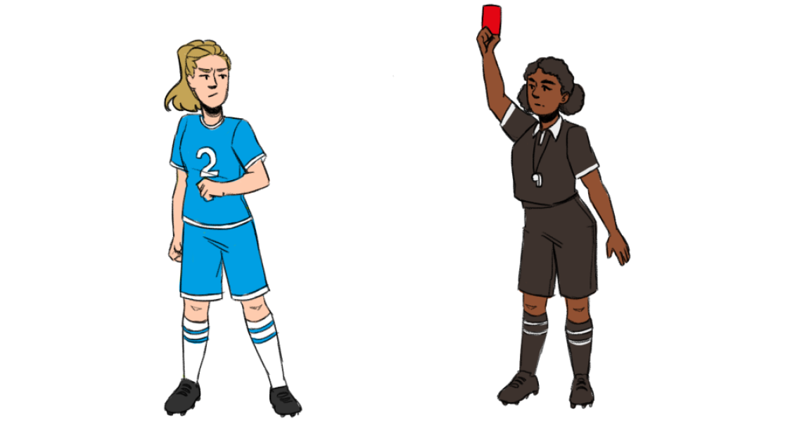 The old chestnuts of dissent, foul language and aggression towards referees